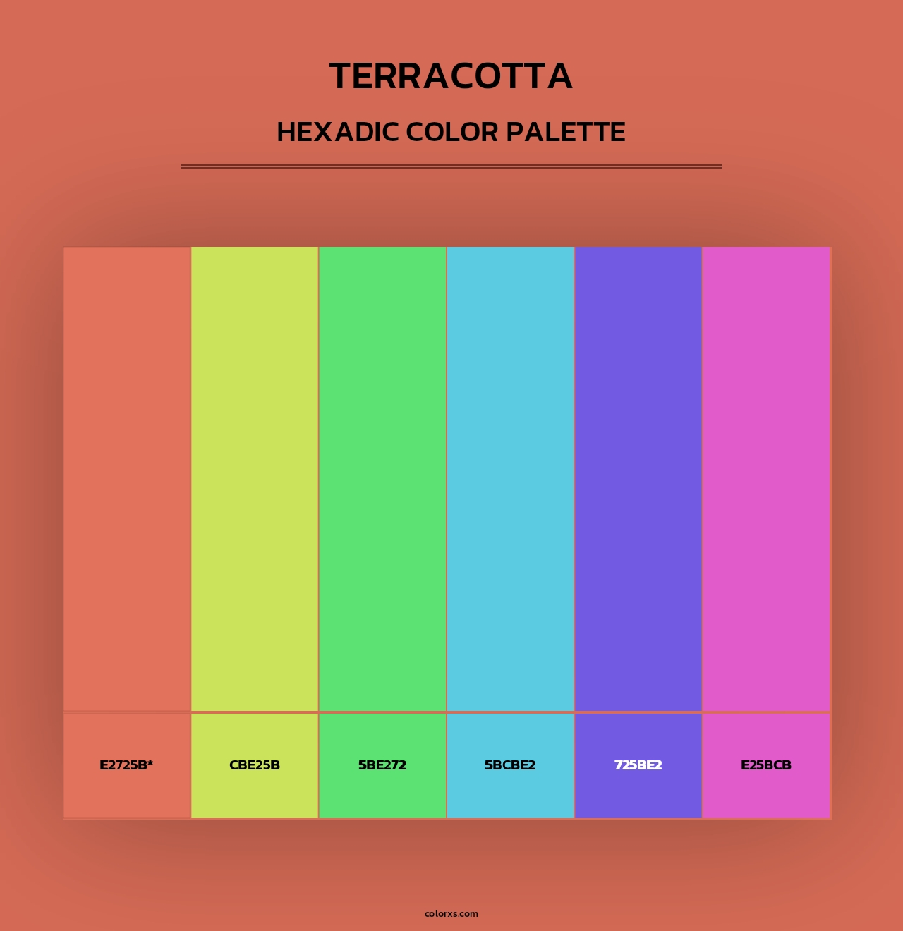 Terracotta - Hexadic Color Palette