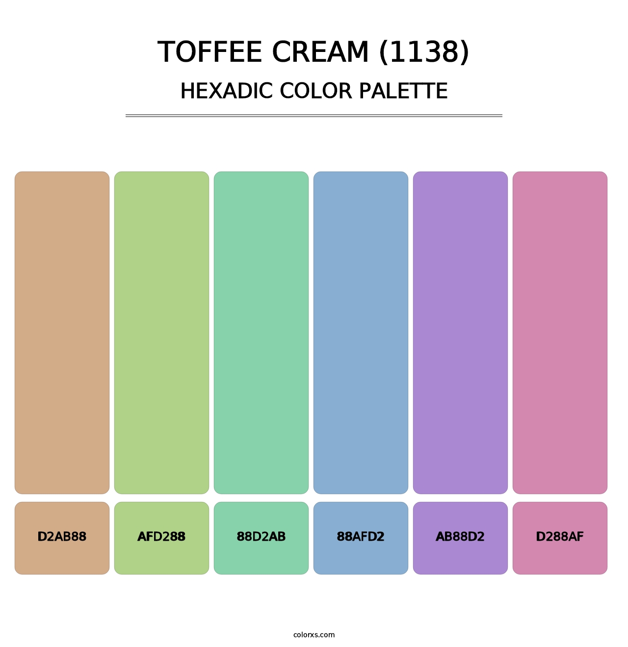 Toffee Cream (1138) - Hexadic Color Palette
