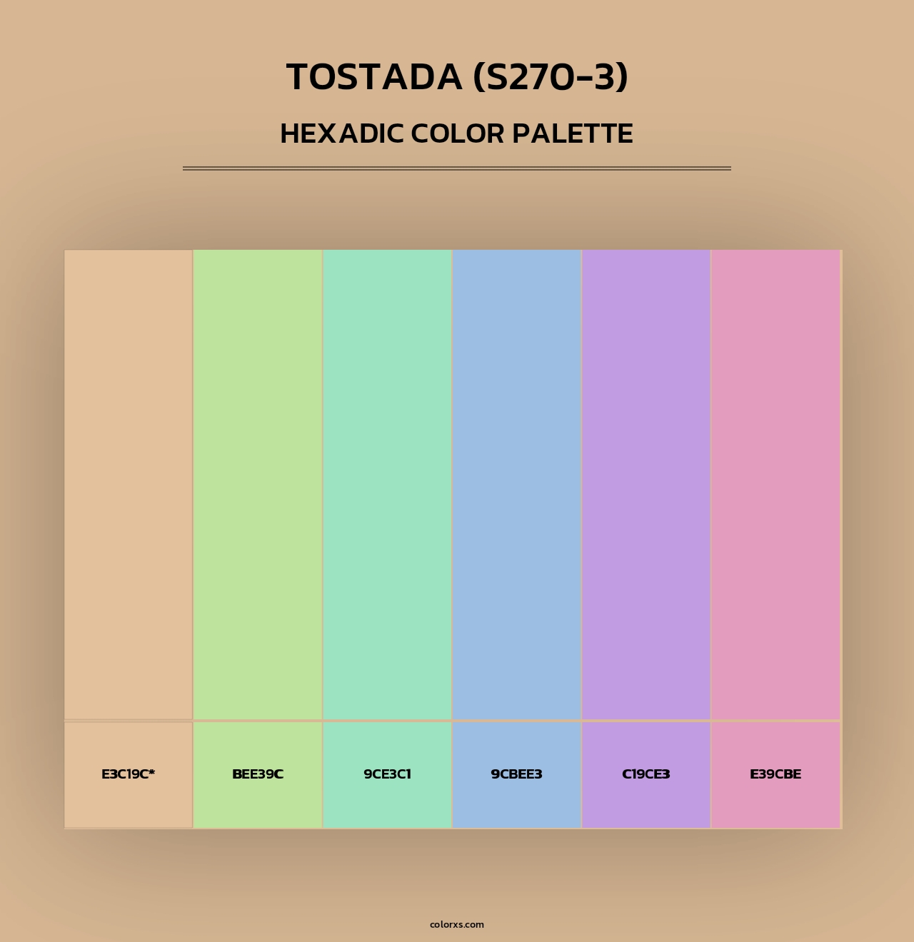 Tostada (S270-3) - Hexadic Color Palette