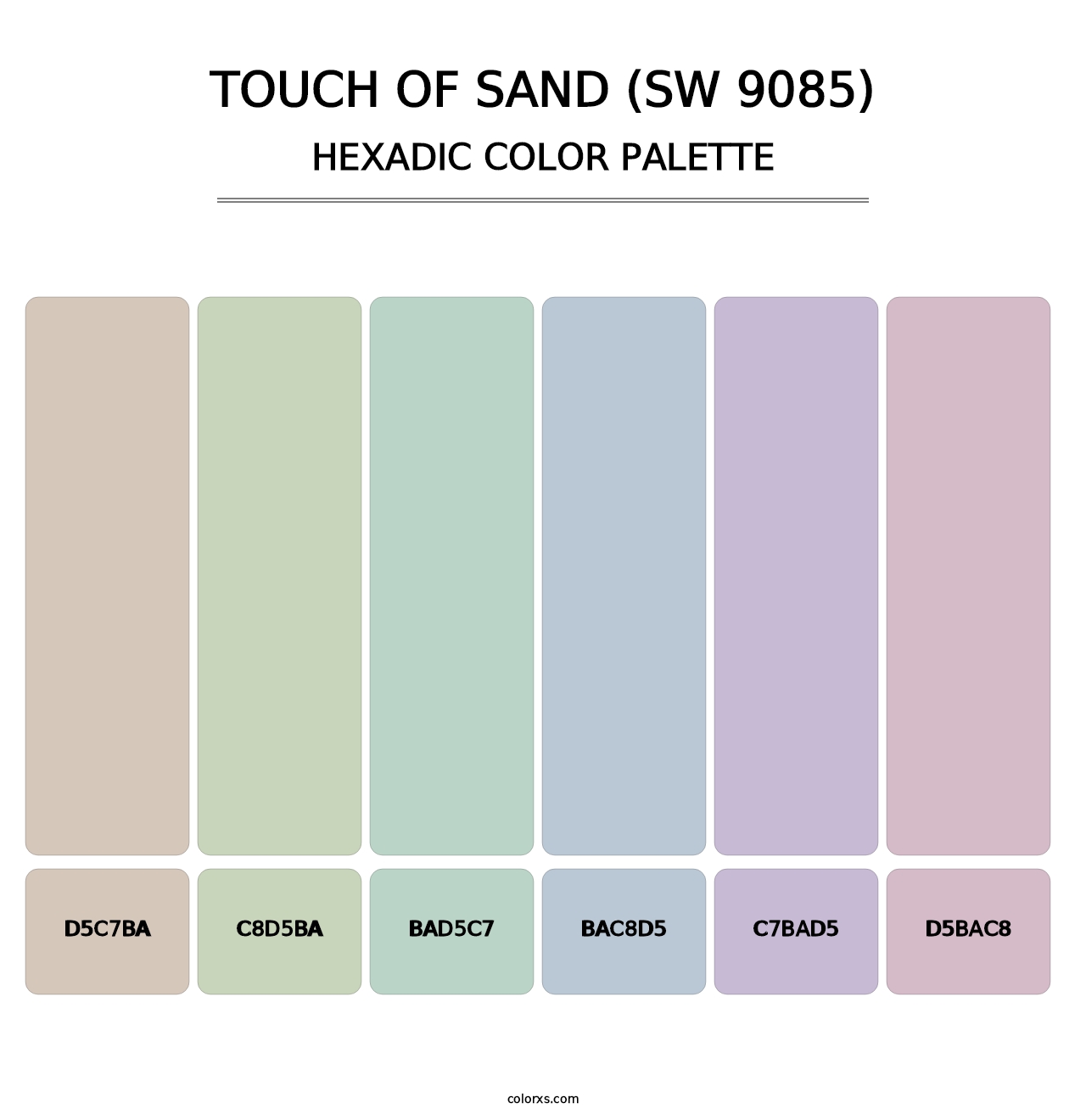 Touch of Sand (SW 9085) - Hexadic Color Palette