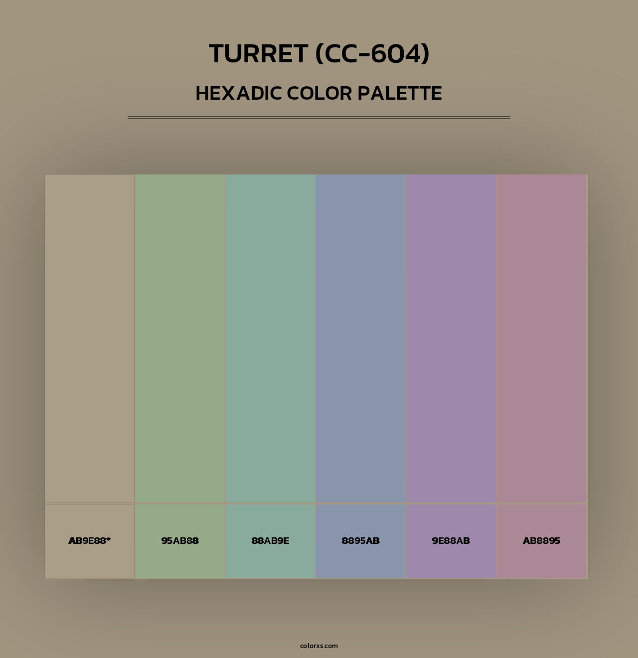 Turret (CC-604) - Hexadic Color Palette