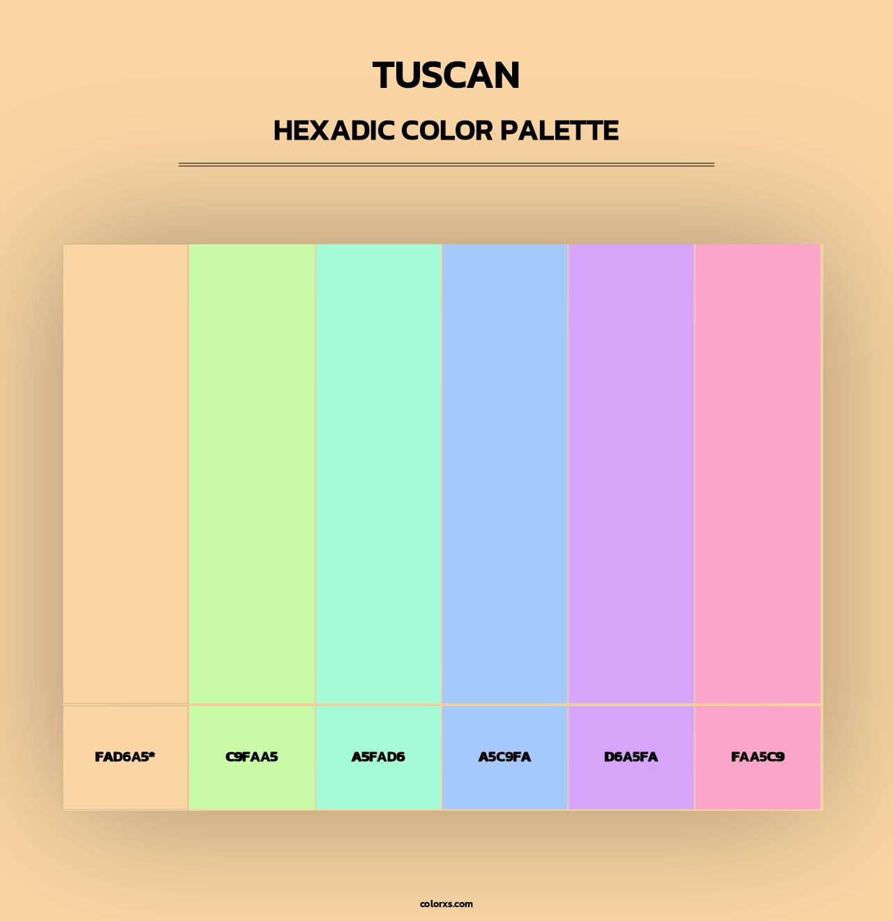 Tuscan - Hexadic Color Palette
