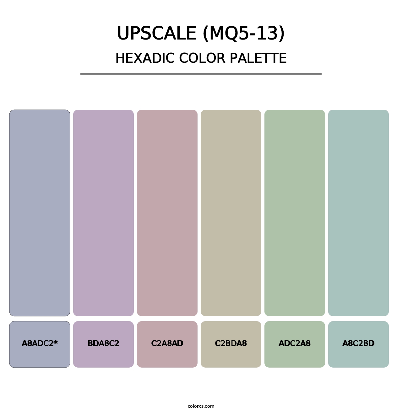 Upscale (MQ5-13) - Hexadic Color Palette