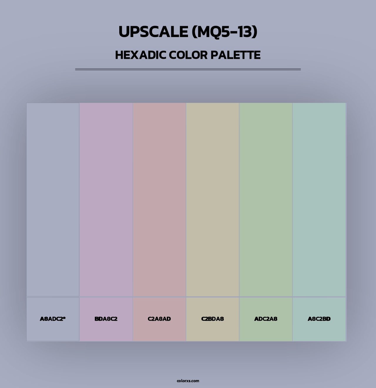 Upscale (MQ5-13) - Hexadic Color Palette