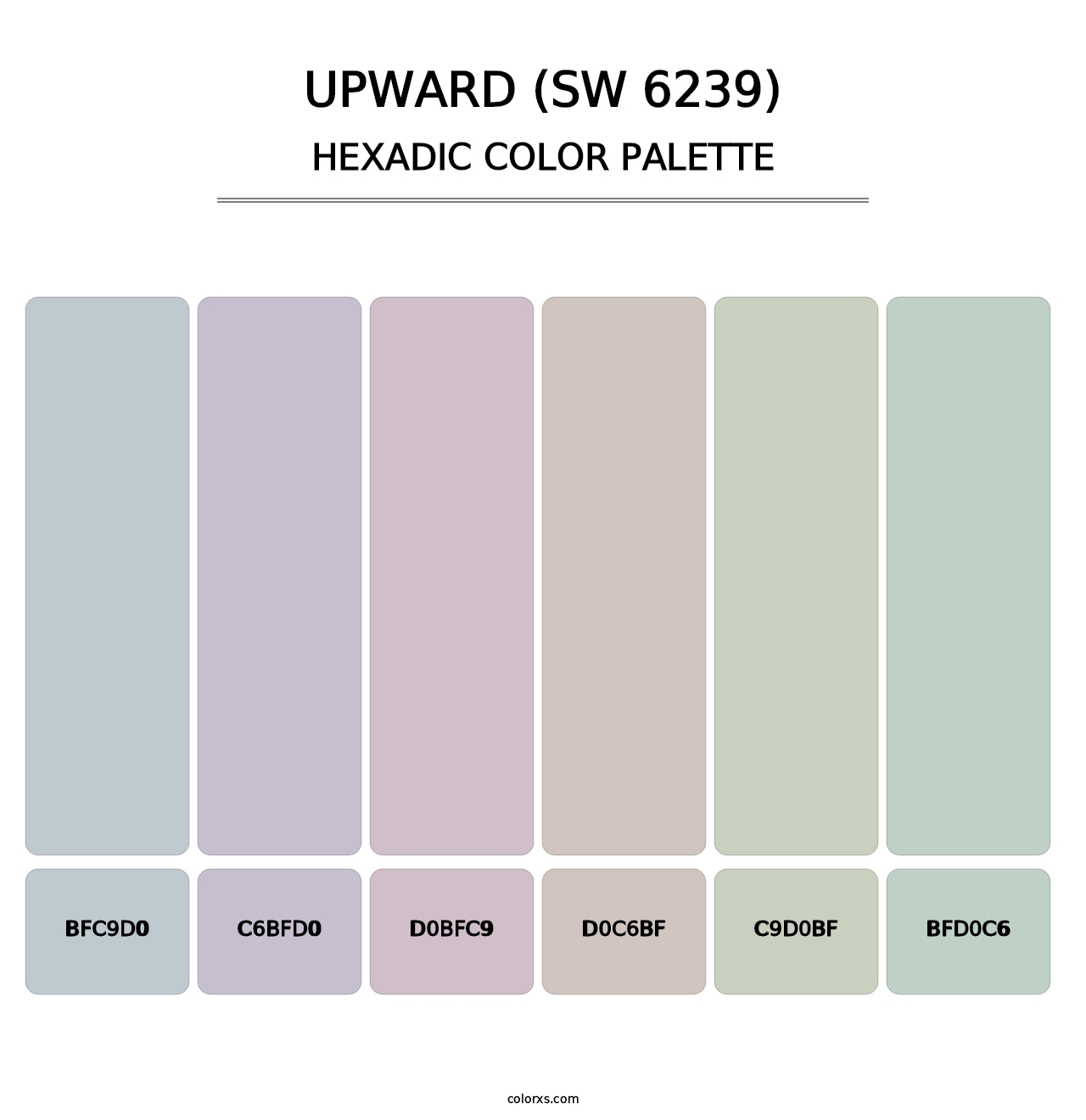 Upward (SW 6239) - Hexadic Color Palette