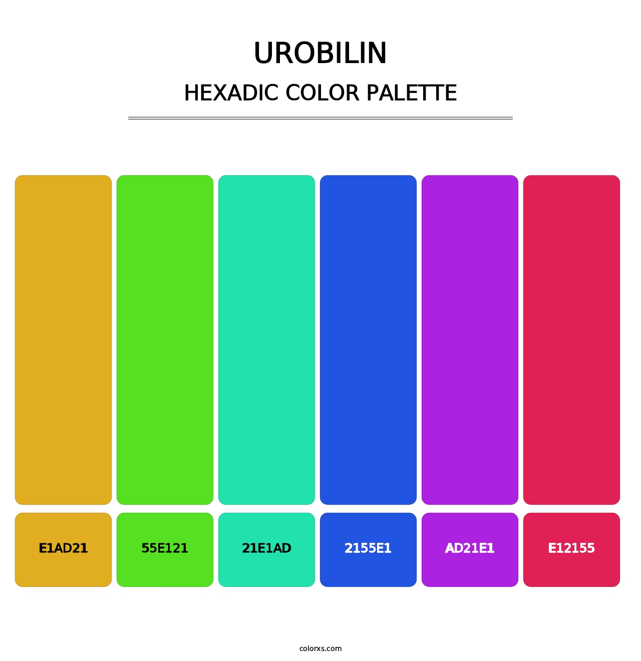 Urobilin - Hexadic Color Palette