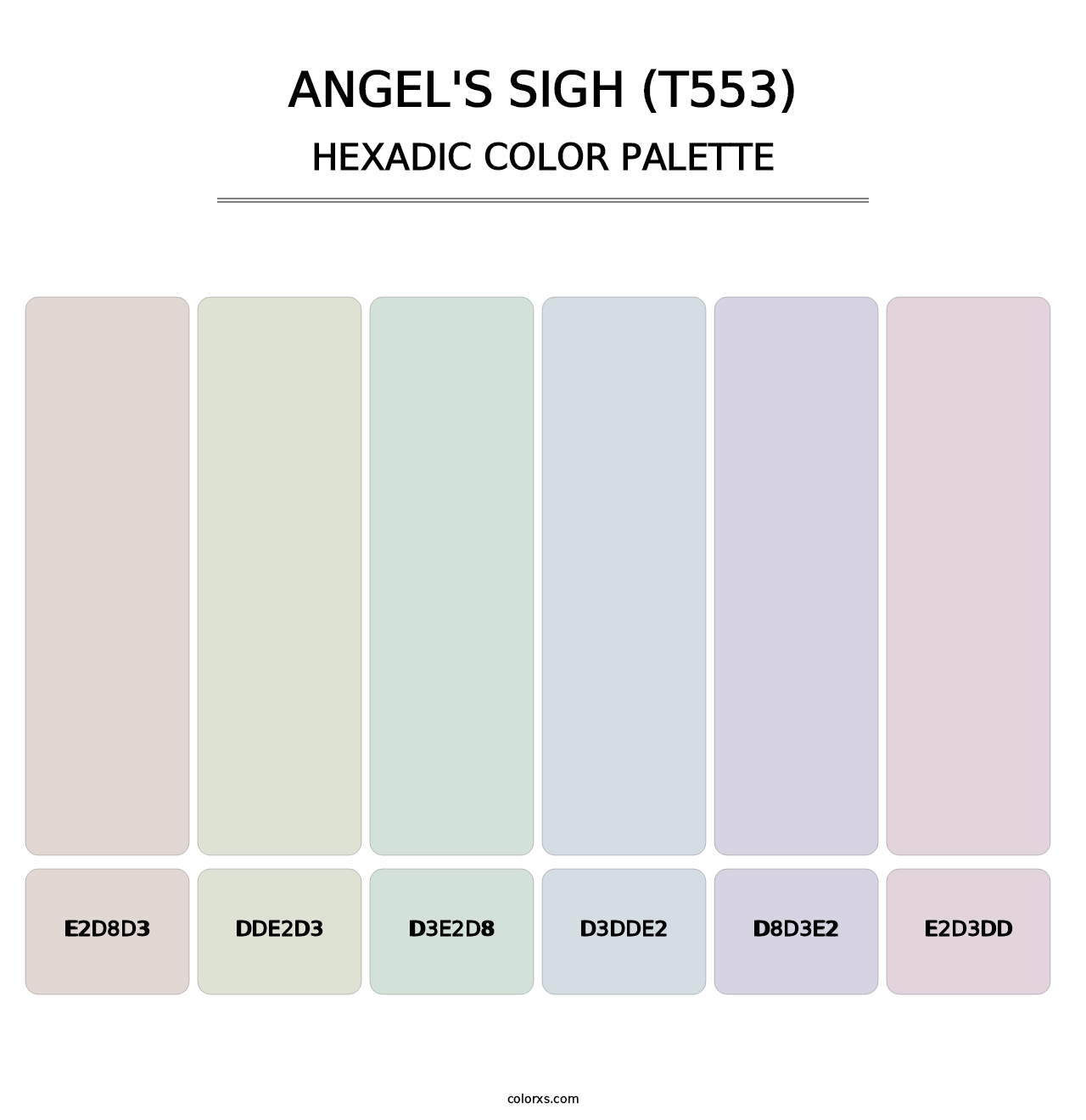 Angel's Sigh (T553) - Hexadic Color Palette