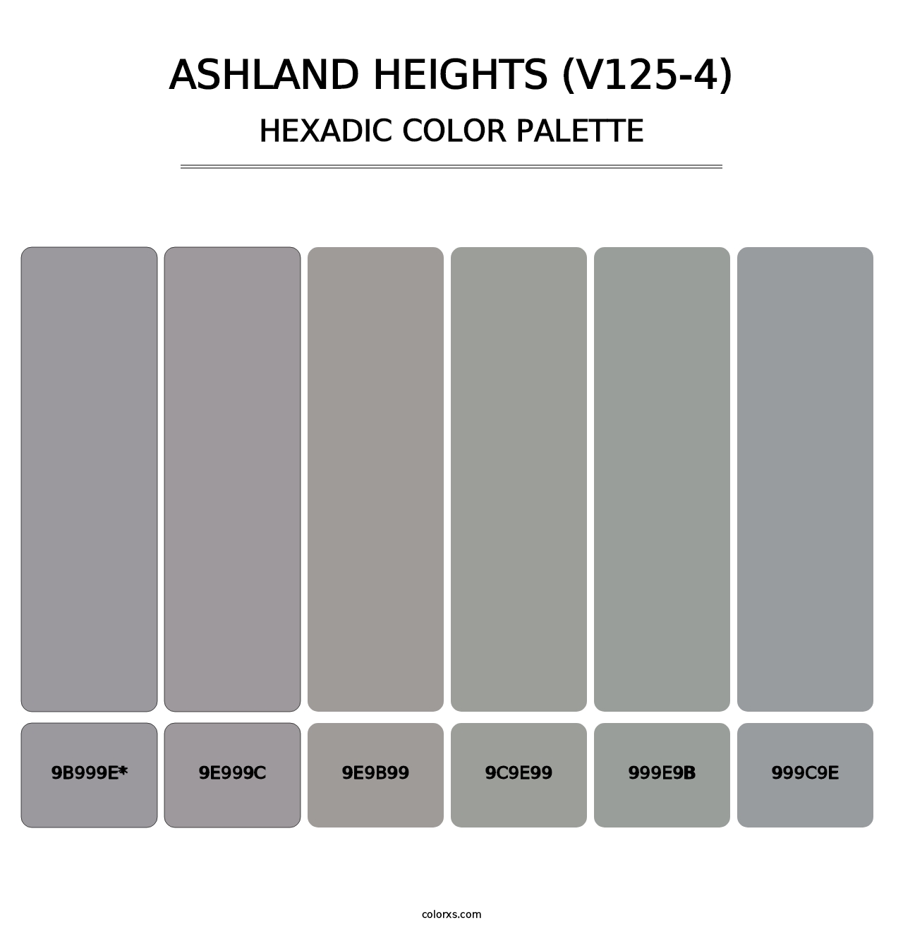 Ashland Heights (V125-4) - Hexadic Color Palette