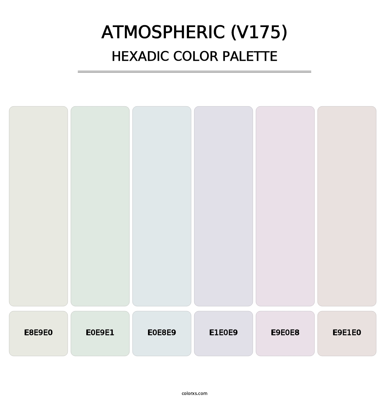 Atmospheric (V175) - Hexadic Color Palette