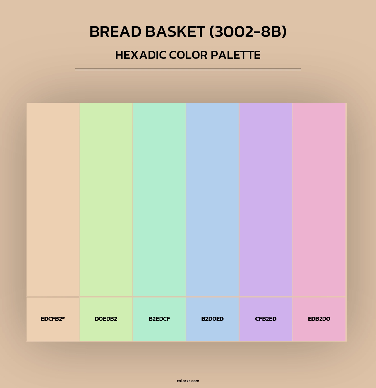 Bread Basket (3002-8B) - Hexadic Color Palette