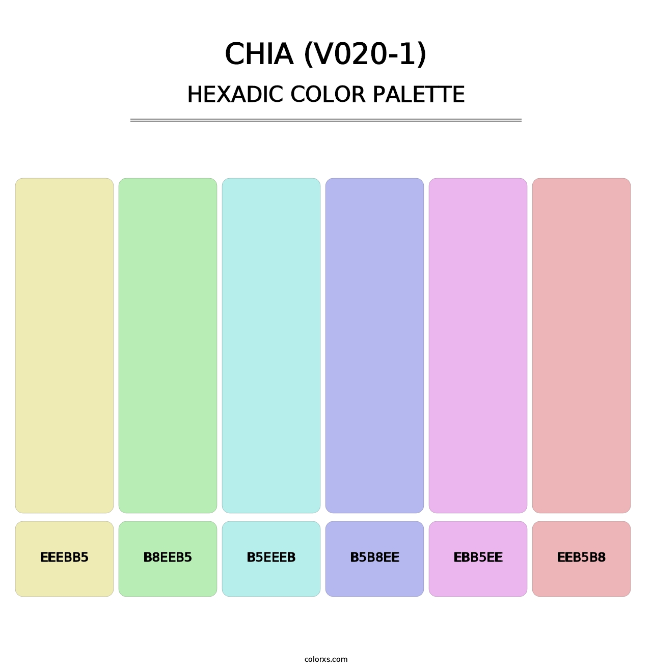 Chia (V020-1) - Hexadic Color Palette