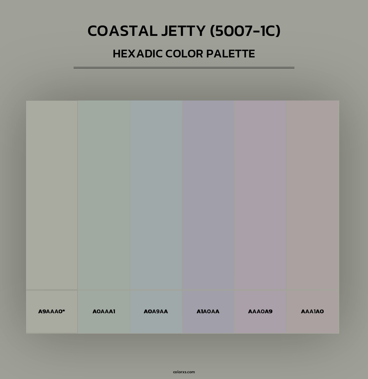 Coastal Jetty (5007-1C) - Hexadic Color Palette
