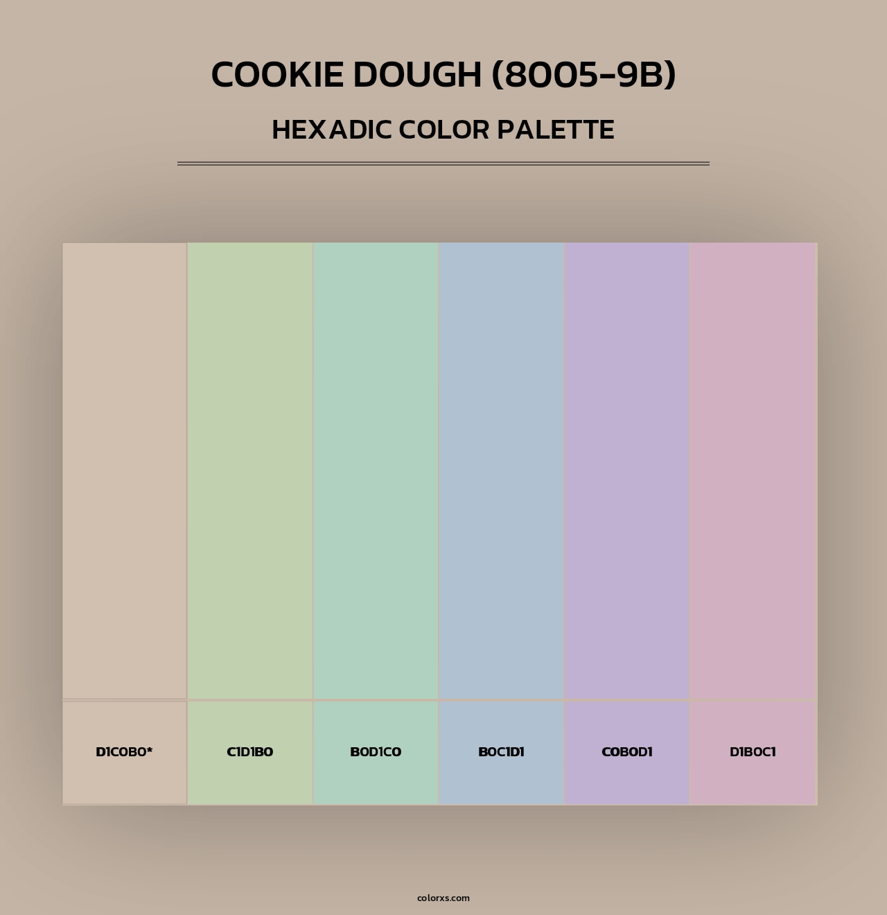 Cookie Dough (8005-9B) - Hexadic Color Palette