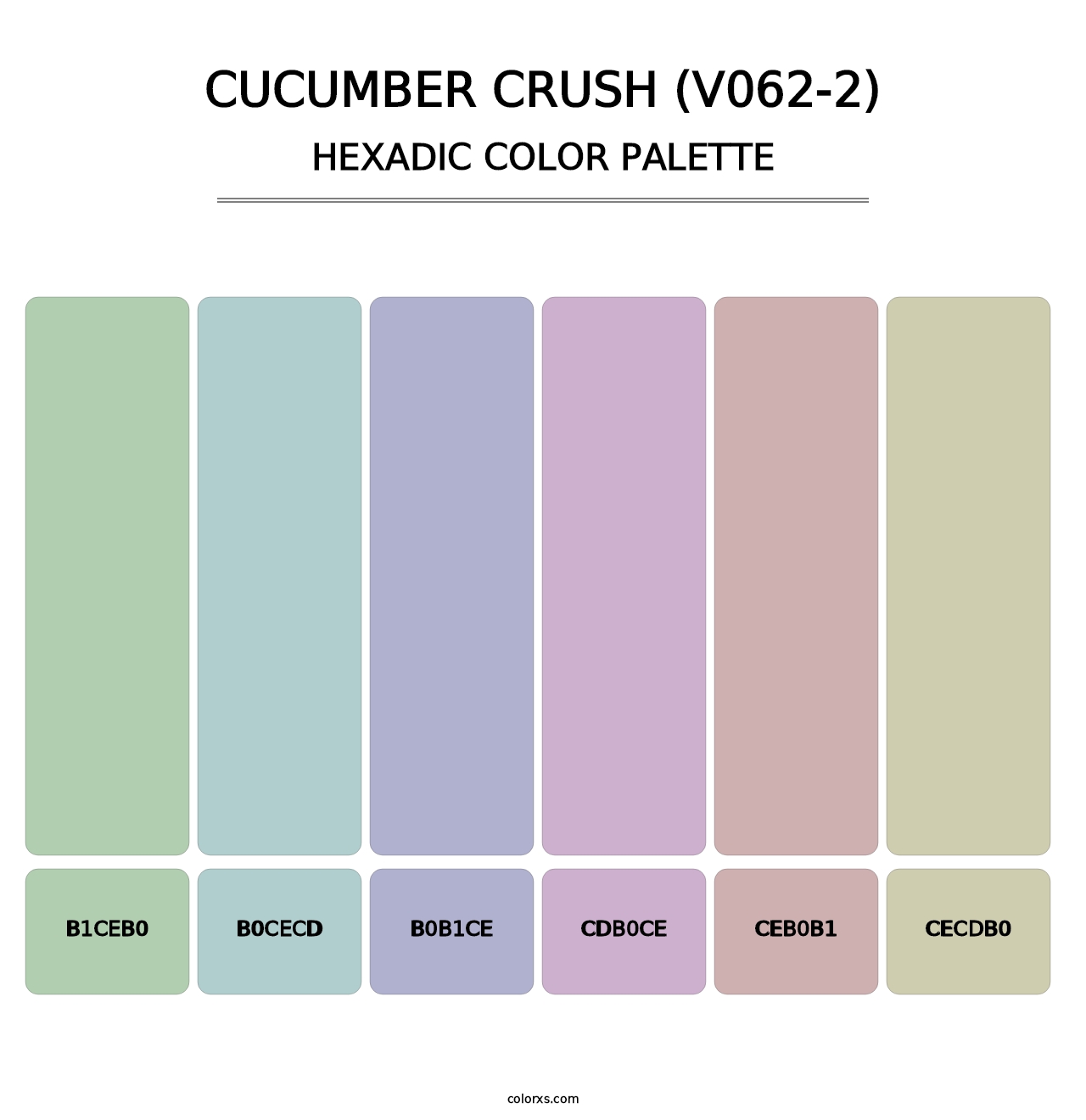Cucumber Crush (V062-2) - Hexadic Color Palette