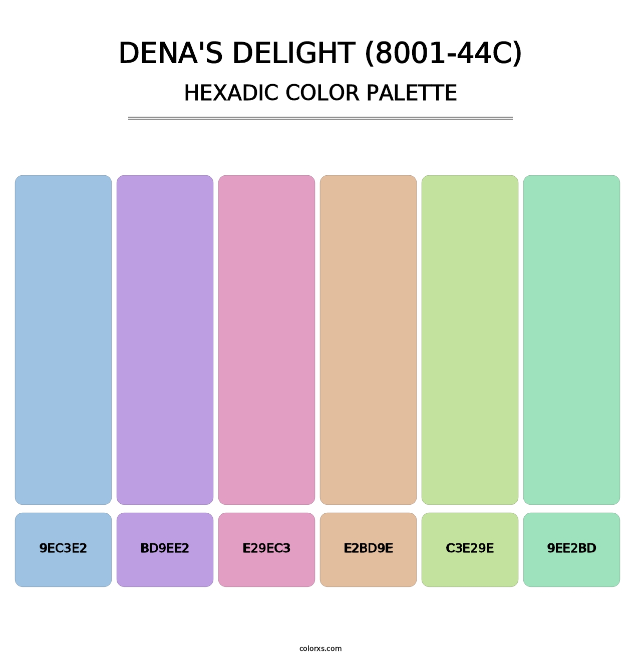 Dena's Delight (8001-44C) - Hexadic Color Palette
