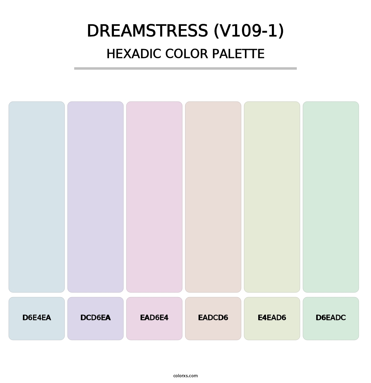 Dreamstress (V109-1) - Hexadic Color Palette