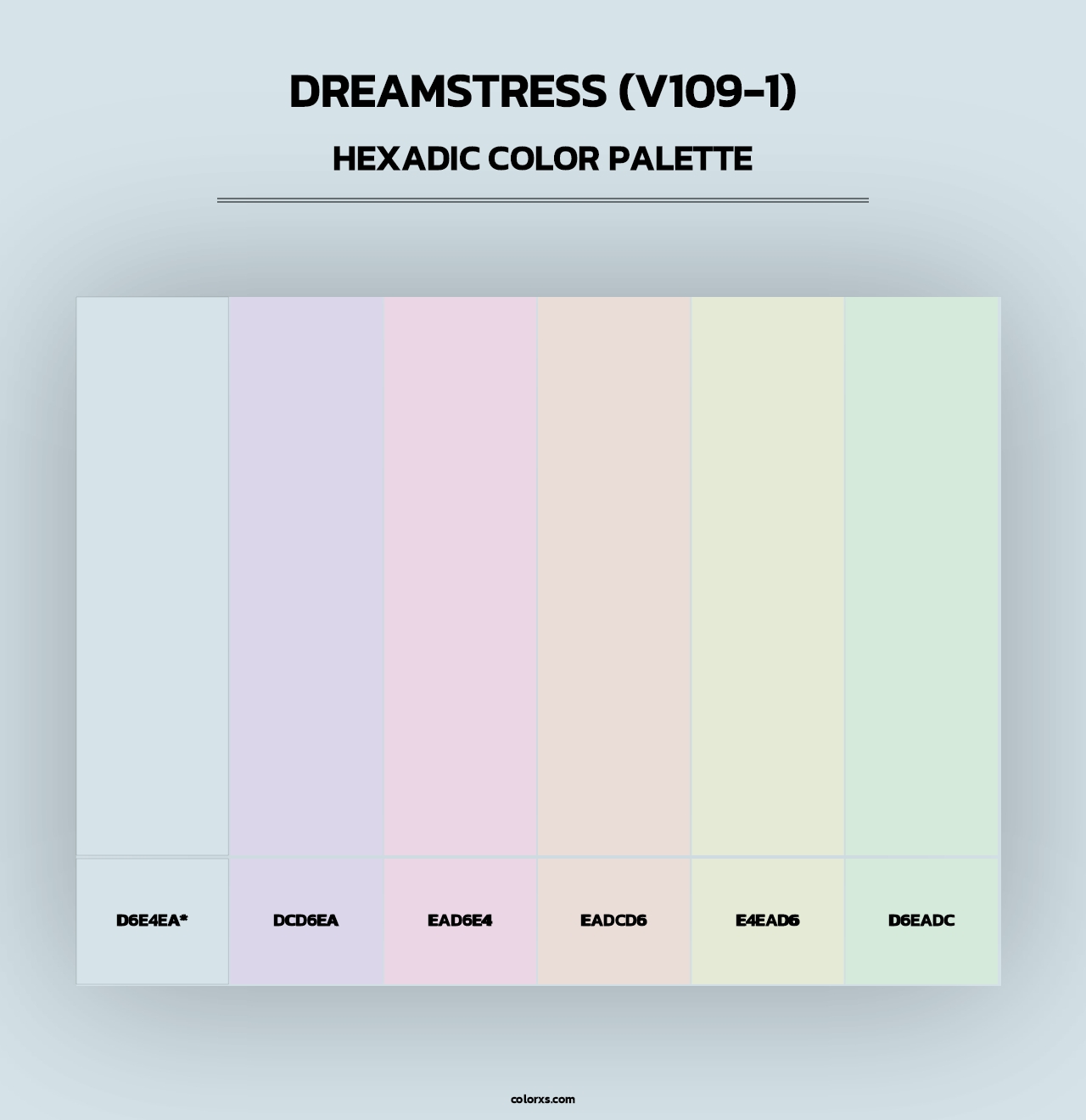 Dreamstress (V109-1) - Hexadic Color Palette