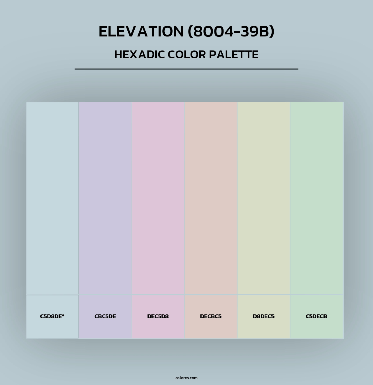Elevation (8004-39B) - Hexadic Color Palette