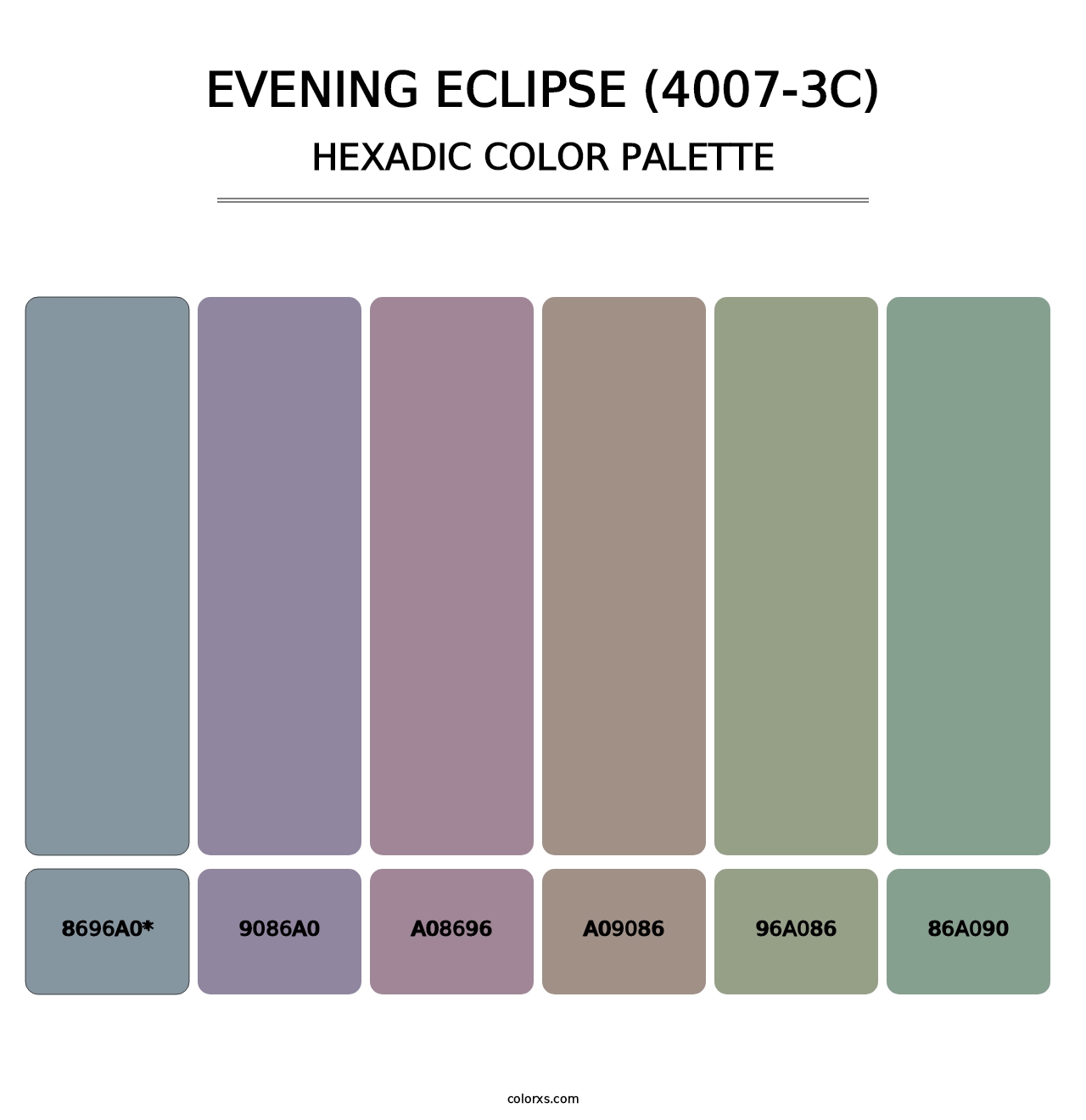 Evening Eclipse (4007-3C) - Hexadic Color Palette