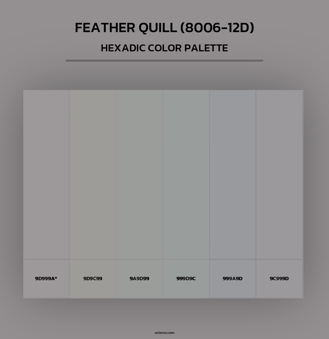 Feather Quill (8006-12D) - Hexadic Color Palette