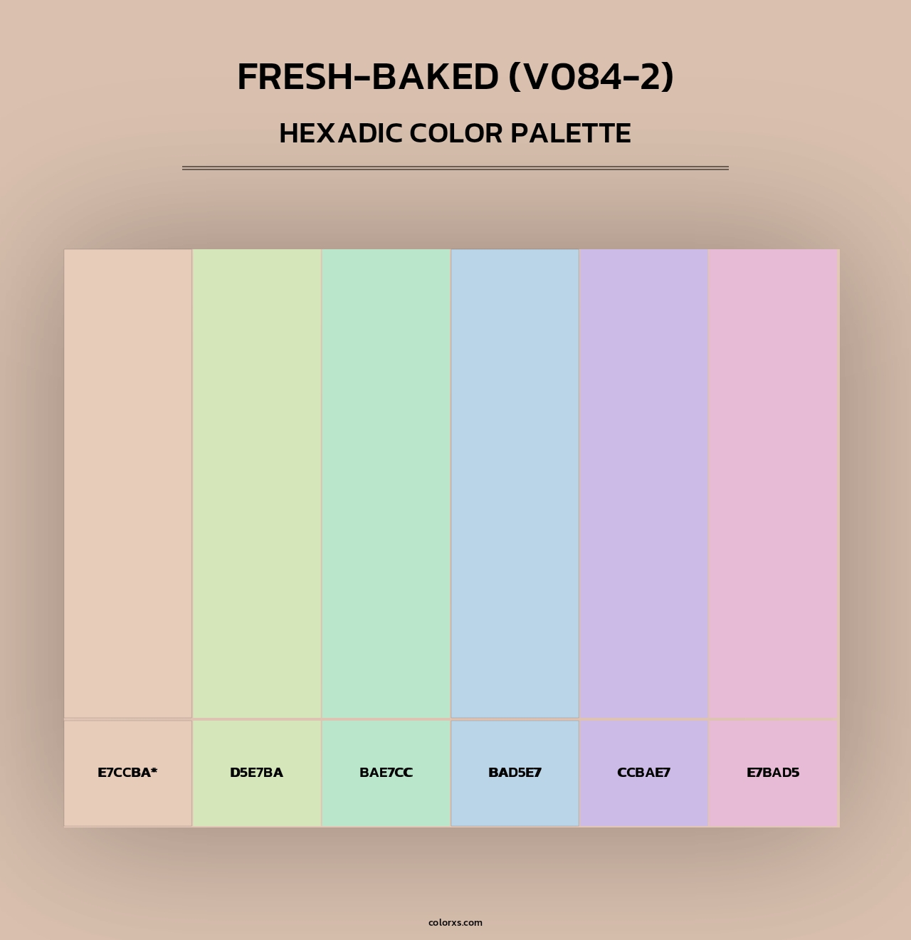 Fresh-Baked (V084-2) - Hexadic Color Palette