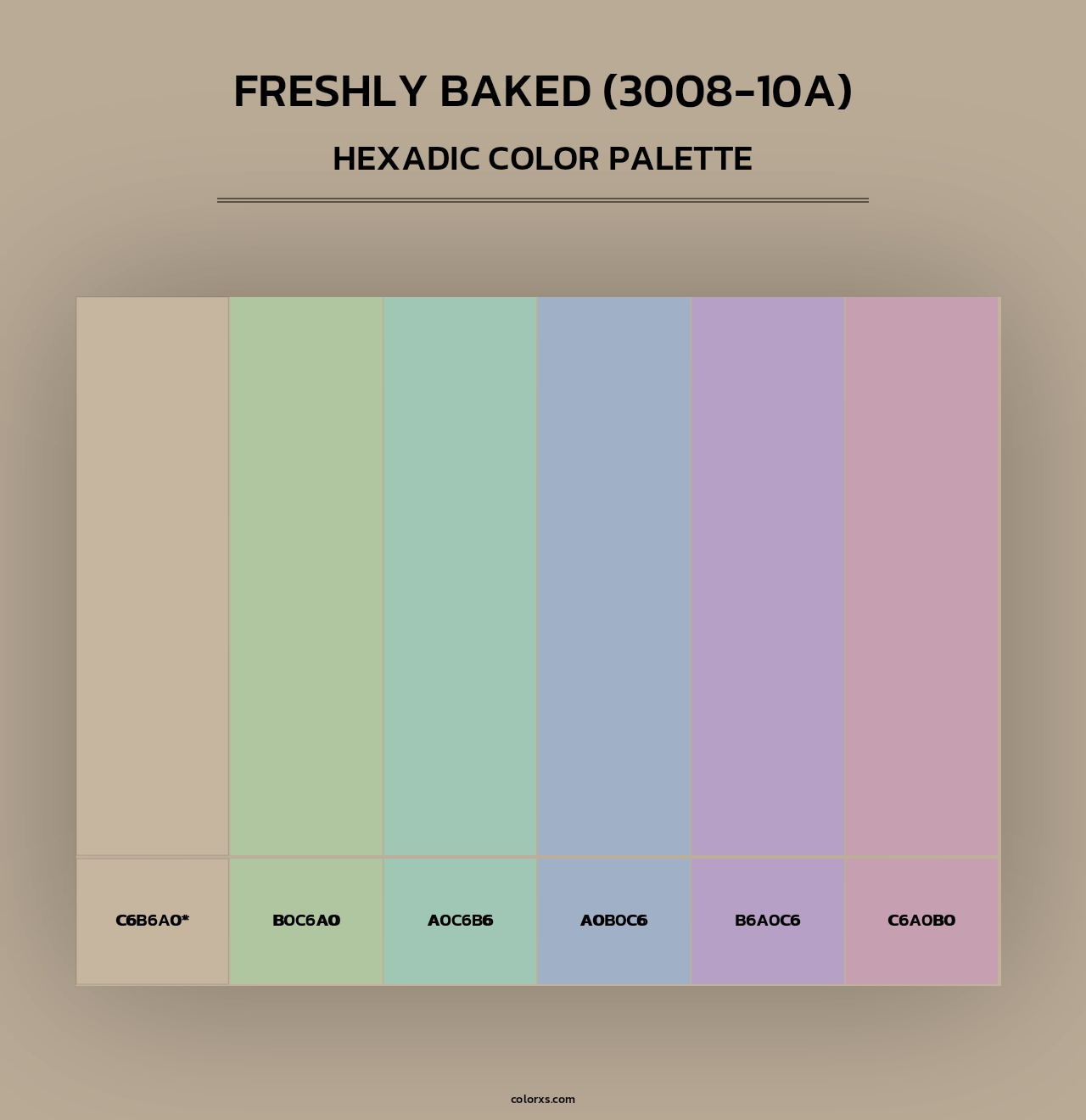 Freshly Baked (3008-10A) - Hexadic Color Palette