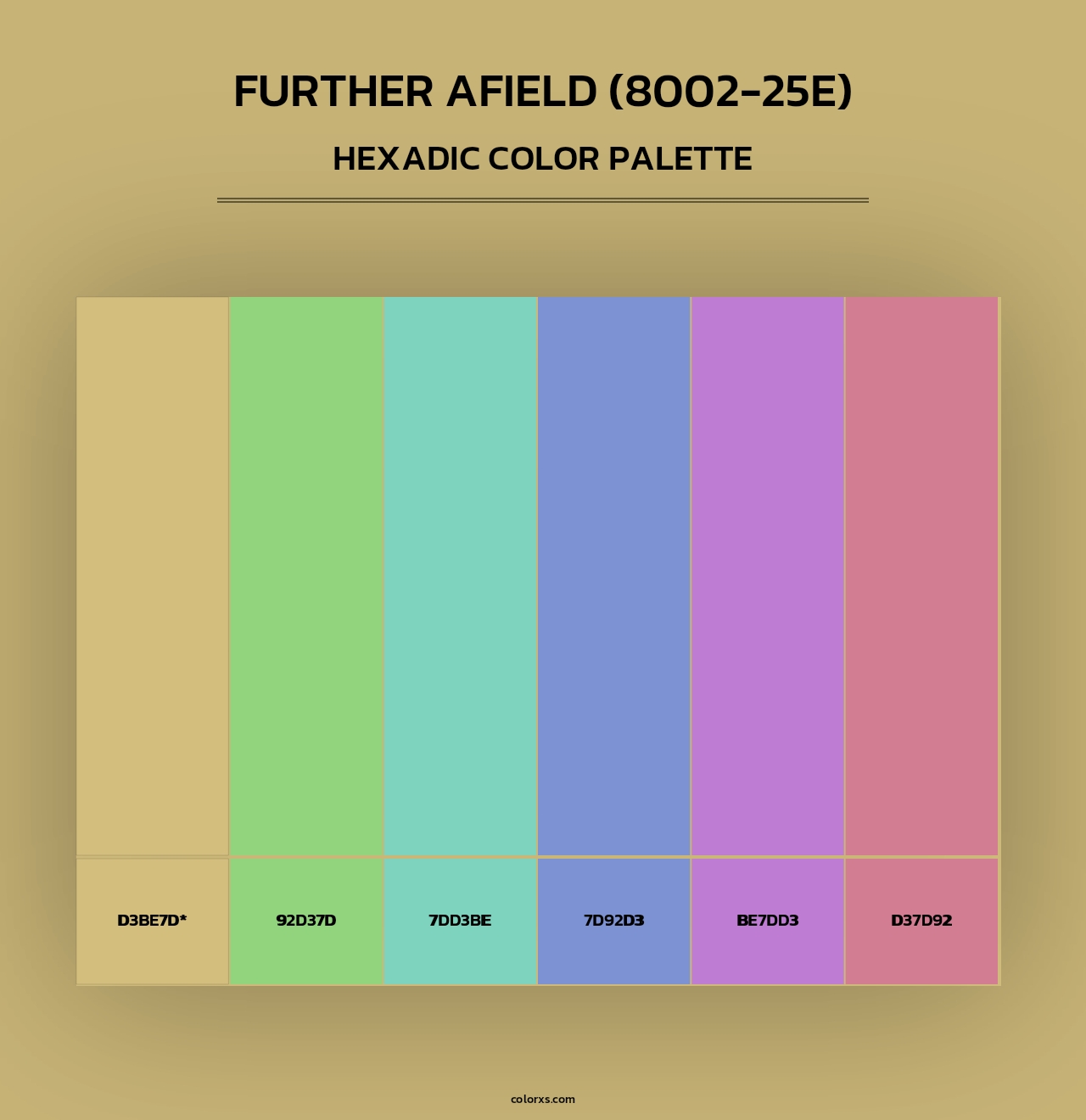 Further Afield (8002-25E) - Hexadic Color Palette