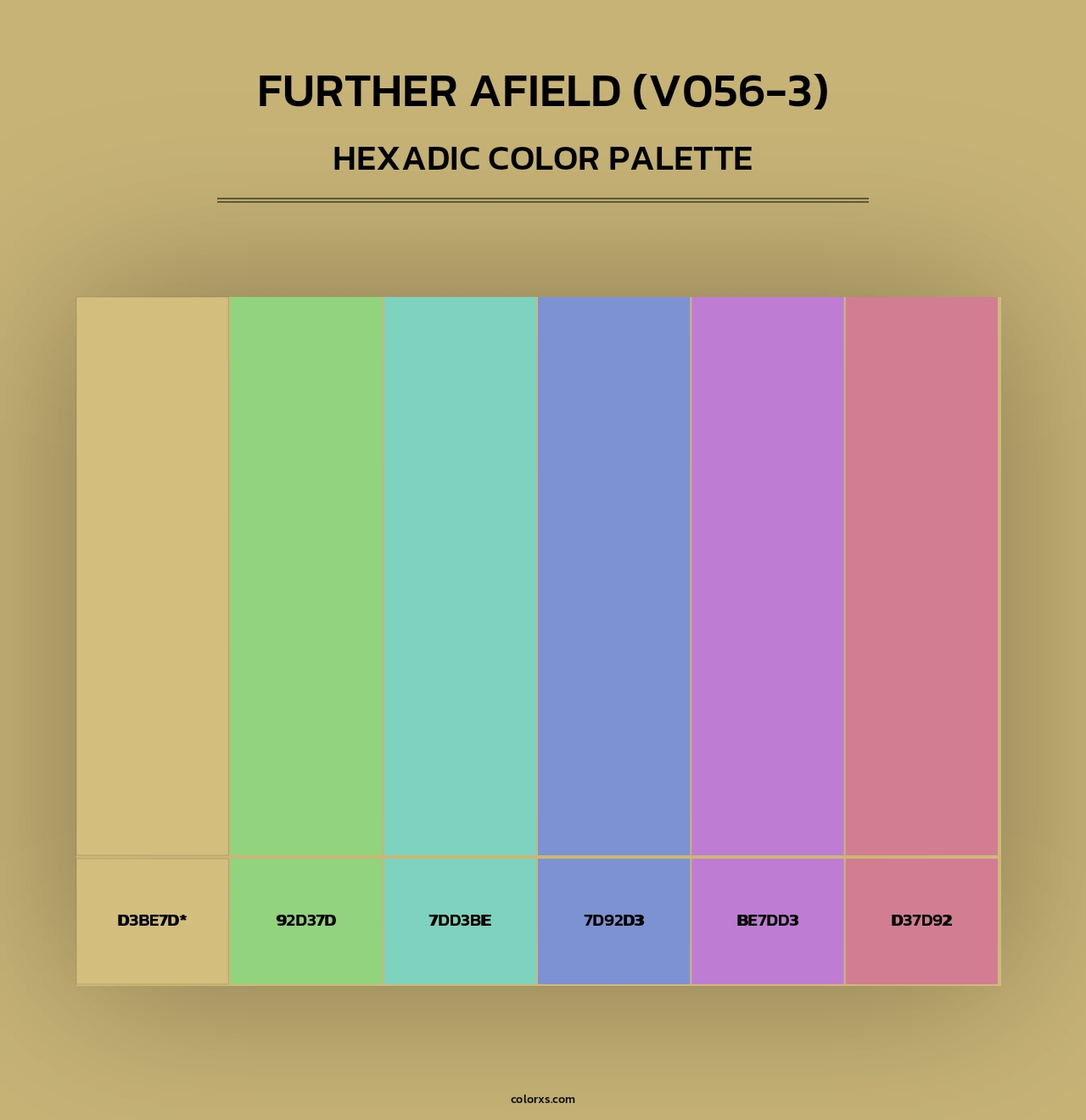 Further Afield (V056-3) - Hexadic Color Palette
