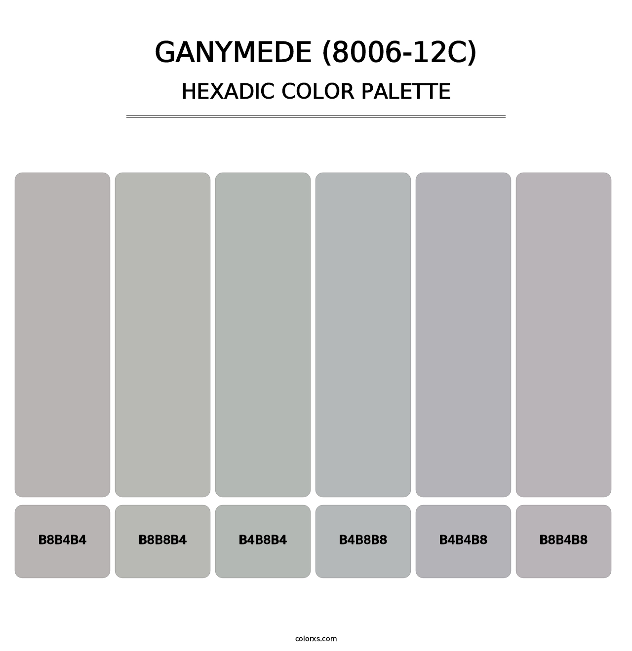 Ganymede (8006-12C) - Hexadic Color Palette