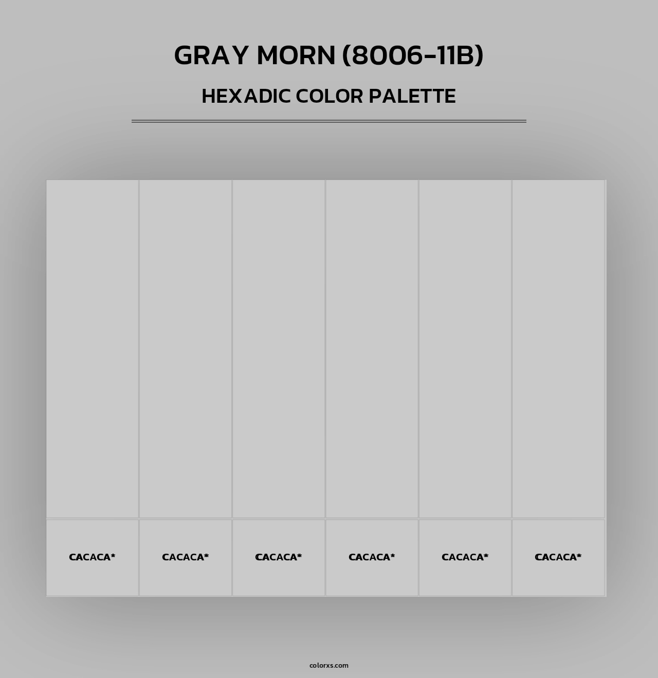 Gray Morn (8006-11B) - Hexadic Color Palette