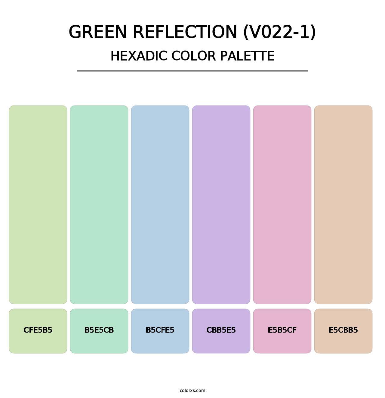 Green Reflection (V022-1) - Hexadic Color Palette