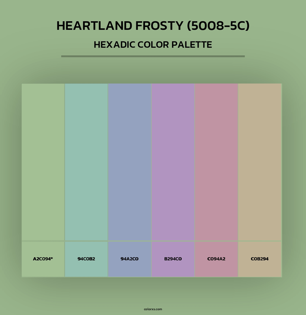 Heartland Frosty (5008-5C) - Hexadic Color Palette