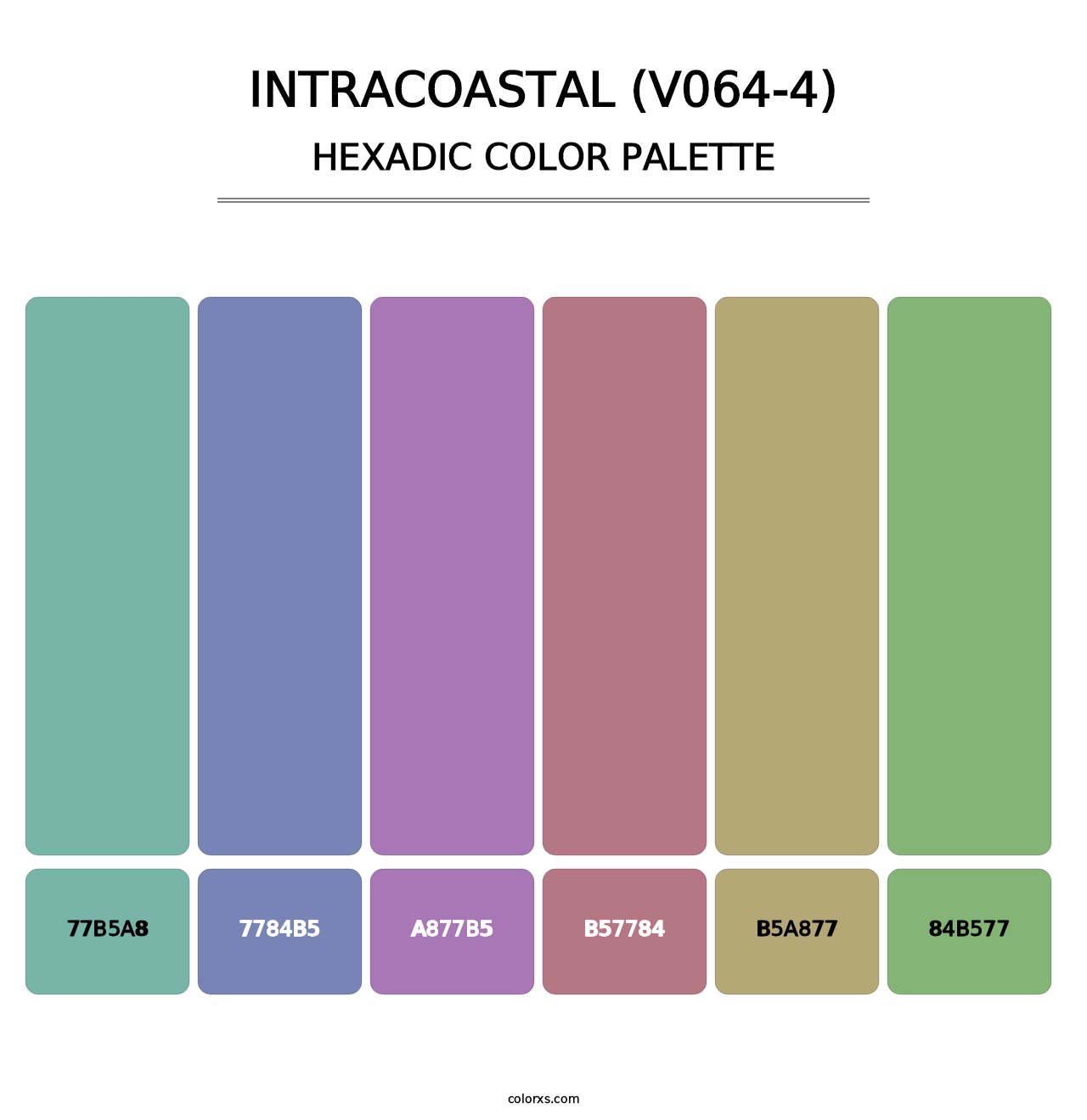 Intracoastal (V064-4) - Hexadic Color Palette