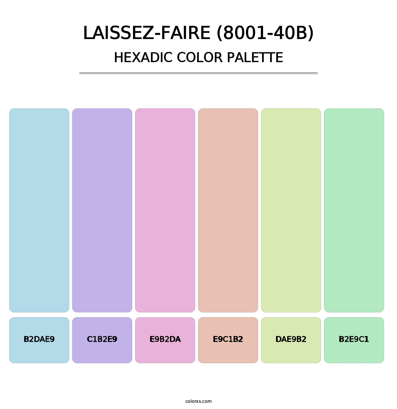 Laissez-Faire (8001-40B) - Hexadic Color Palette