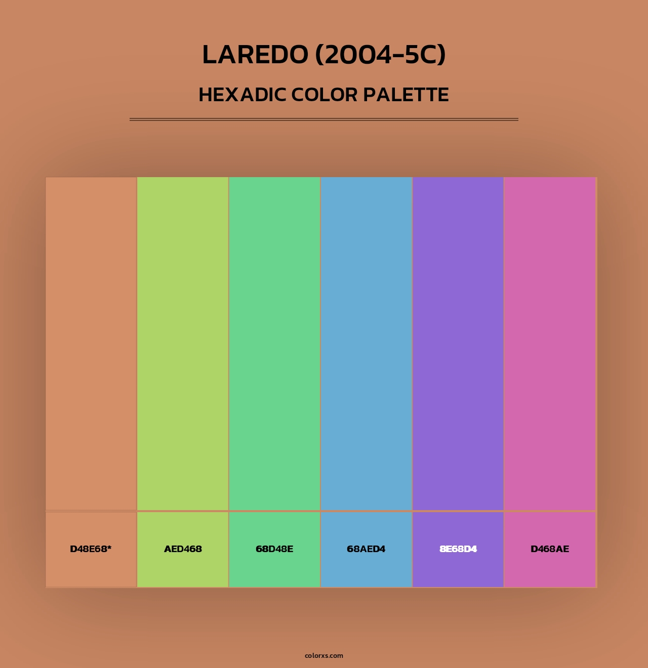 Laredo (2004-5C) - Hexadic Color Palette