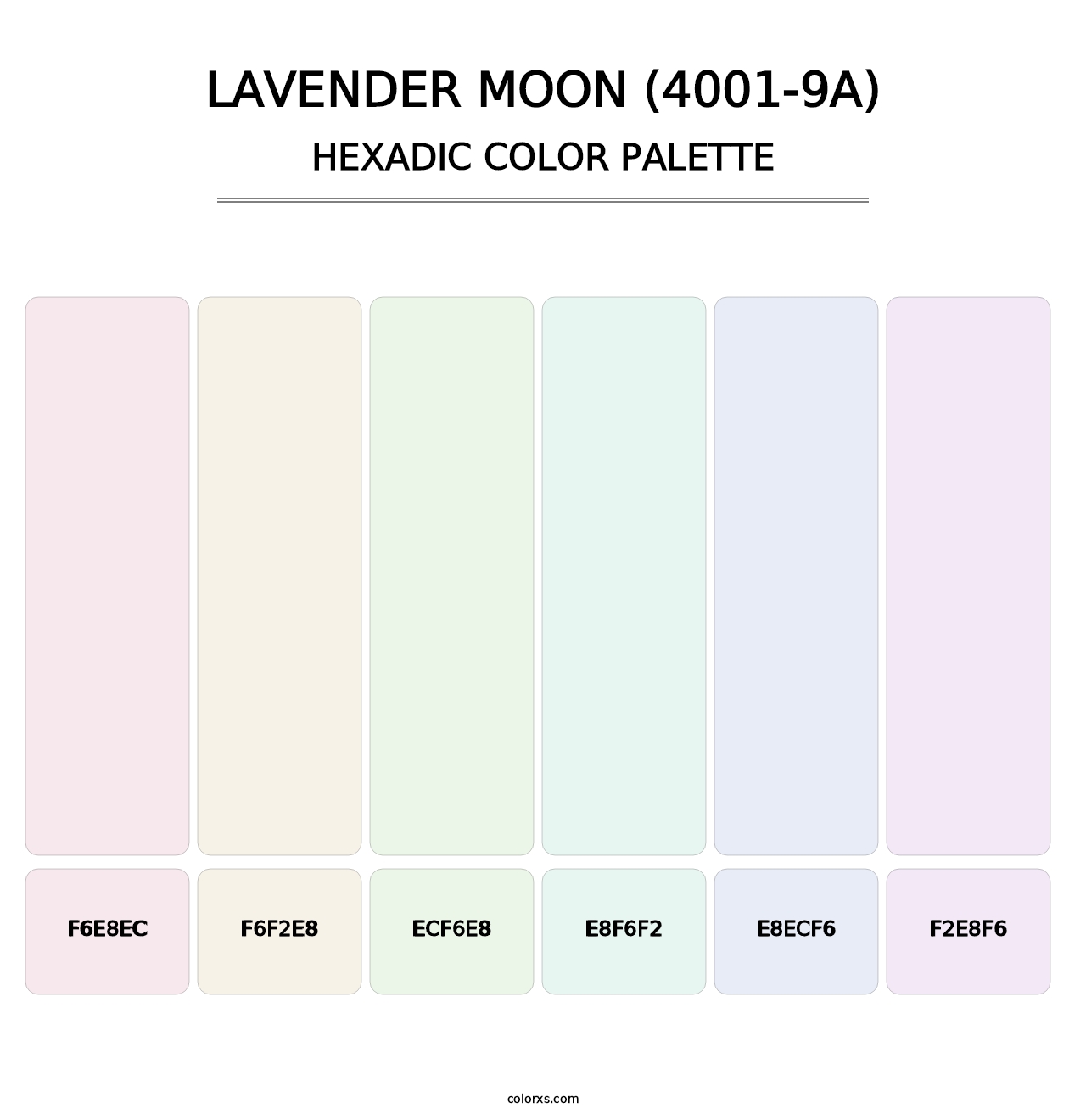 Lavender Moon (4001-9A) - Hexadic Color Palette