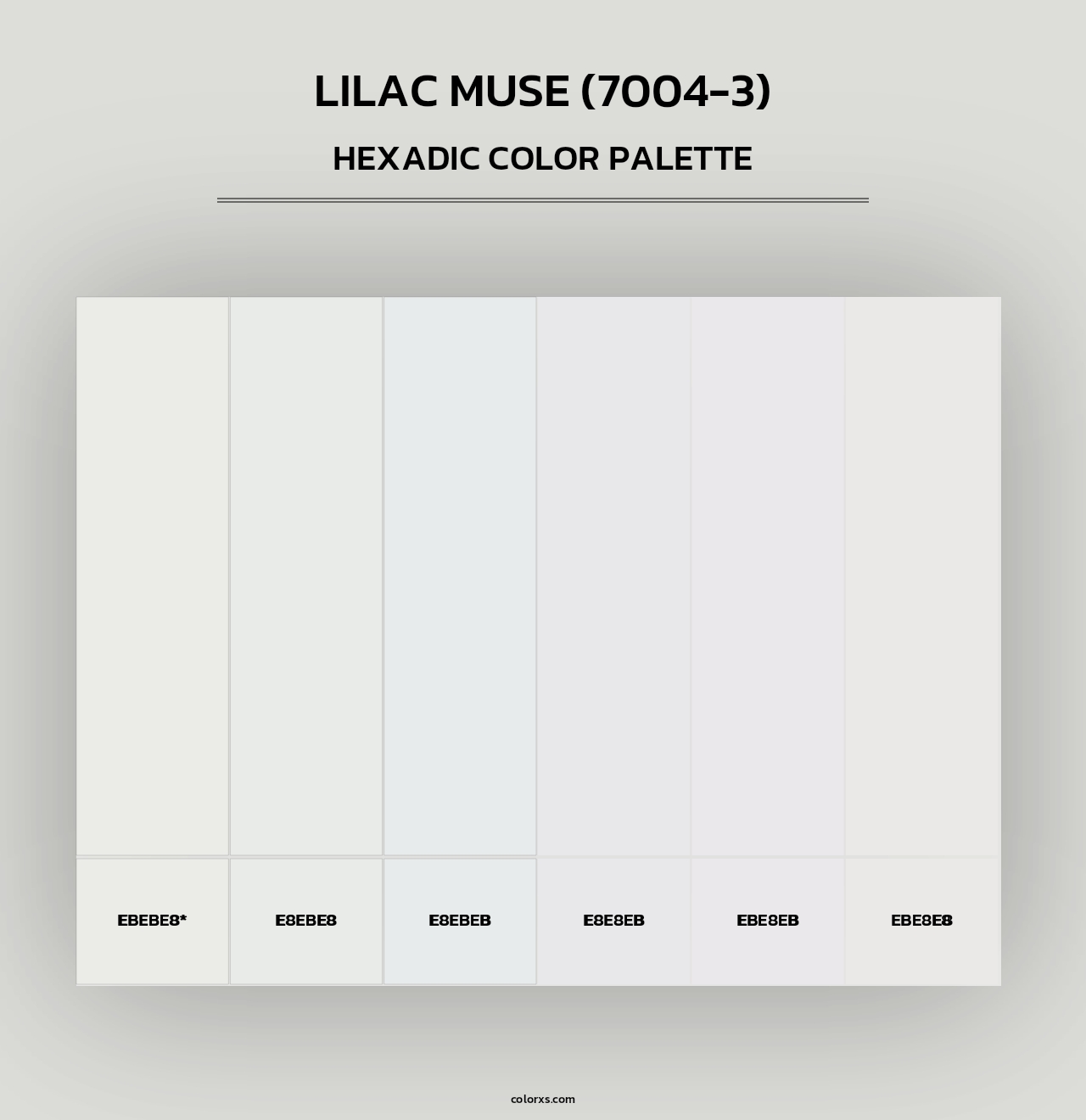 Lilac Muse (7004-3) - Hexadic Color Palette