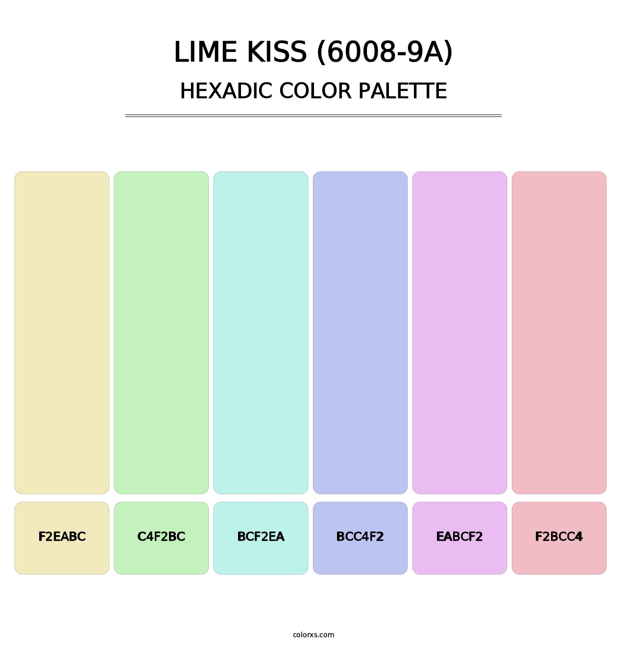 Lime Kiss (6008-9A) - Hexadic Color Palette