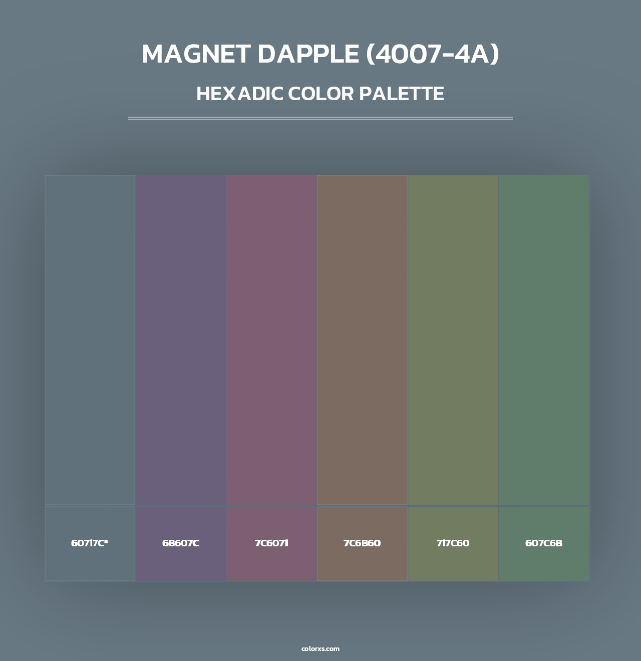 Magnet Dapple (4007-4A) - Hexadic Color Palette