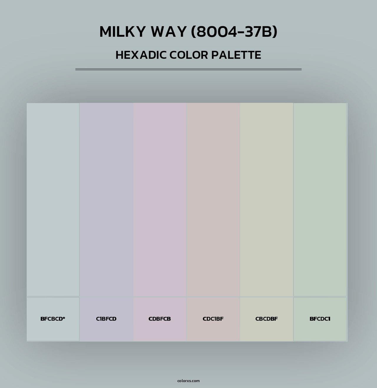 Milky Way (8004-37B) - Hexadic Color Palette