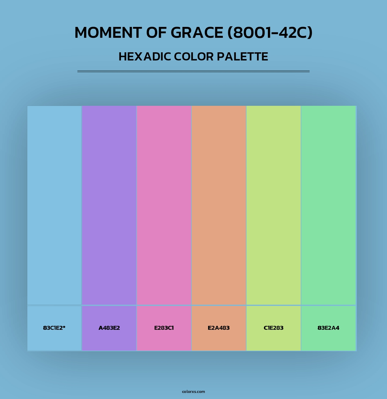 Moment of Grace (8001-42C) - Hexadic Color Palette