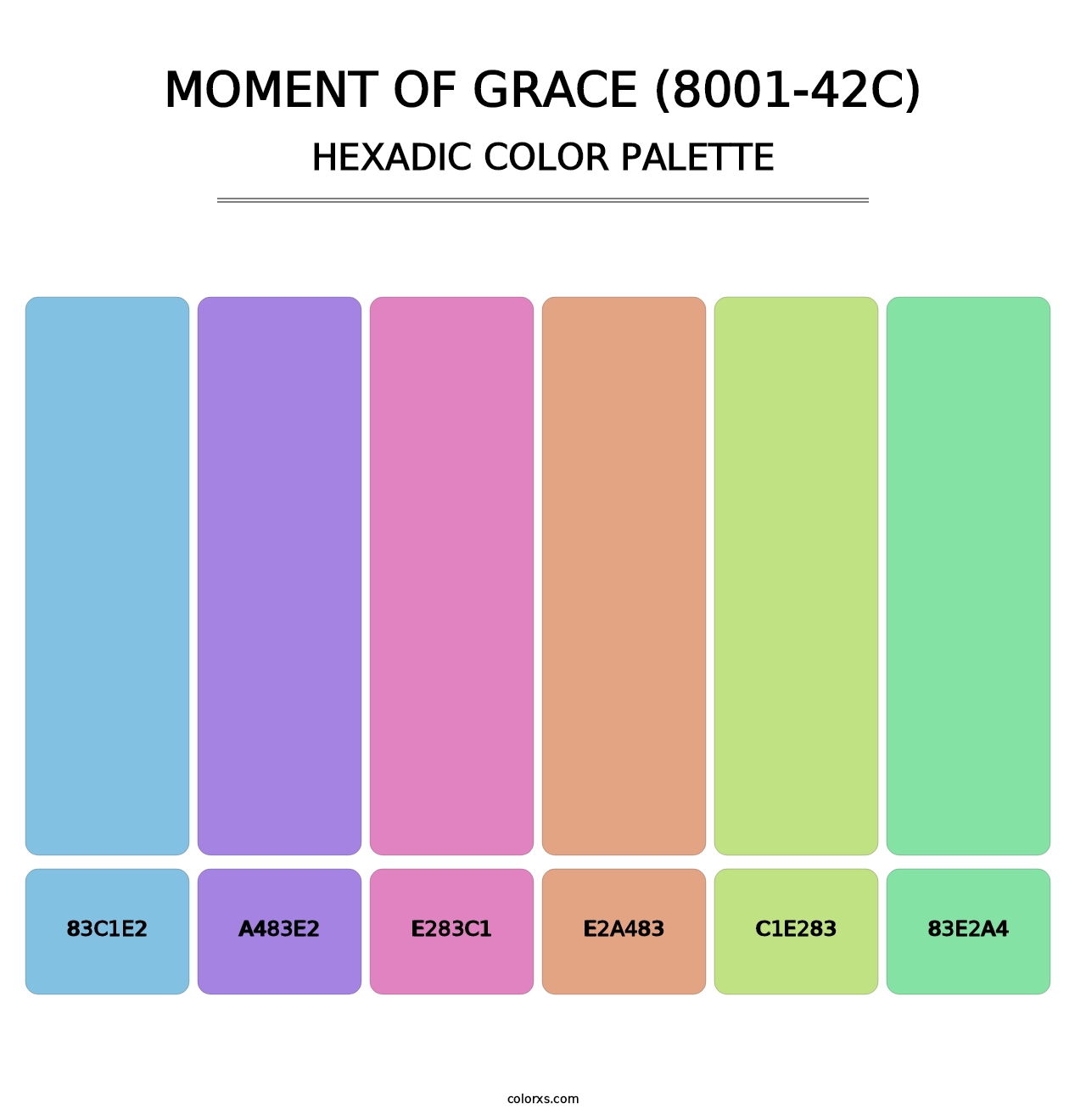 Moment of Grace (8001-42C) - Hexadic Color Palette