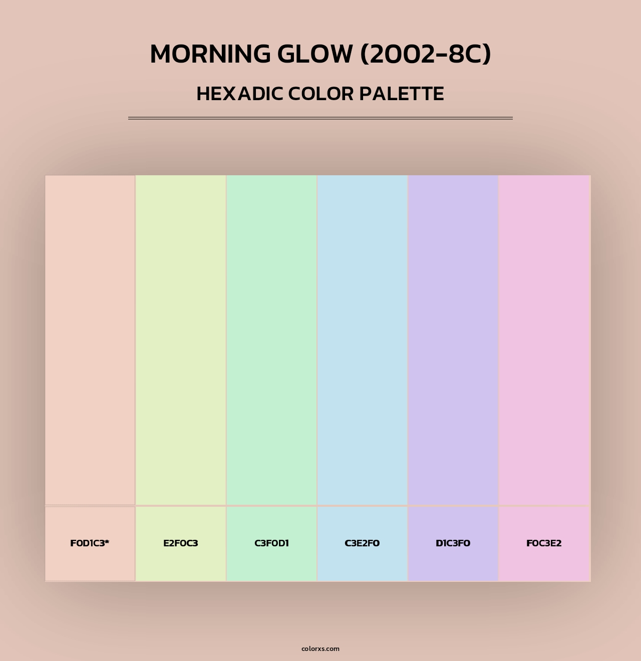 Morning Glow (2002-8C) - Hexadic Color Palette