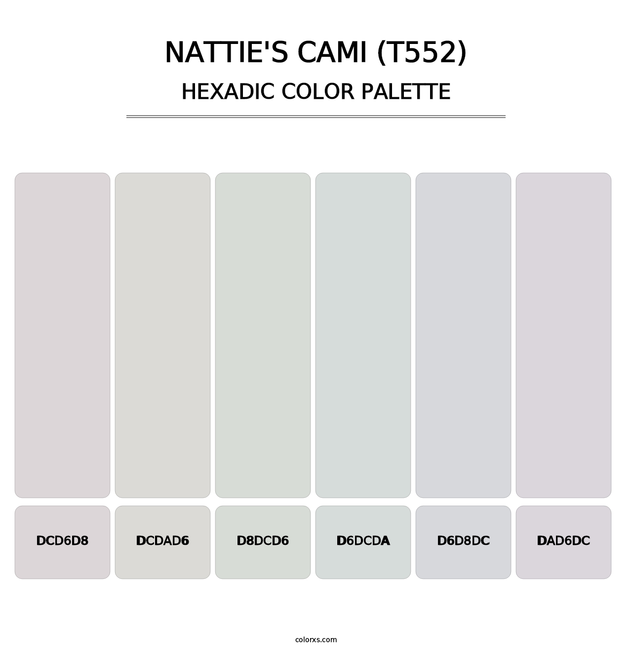 Nattie's Cami (T552) - Hexadic Color Palette