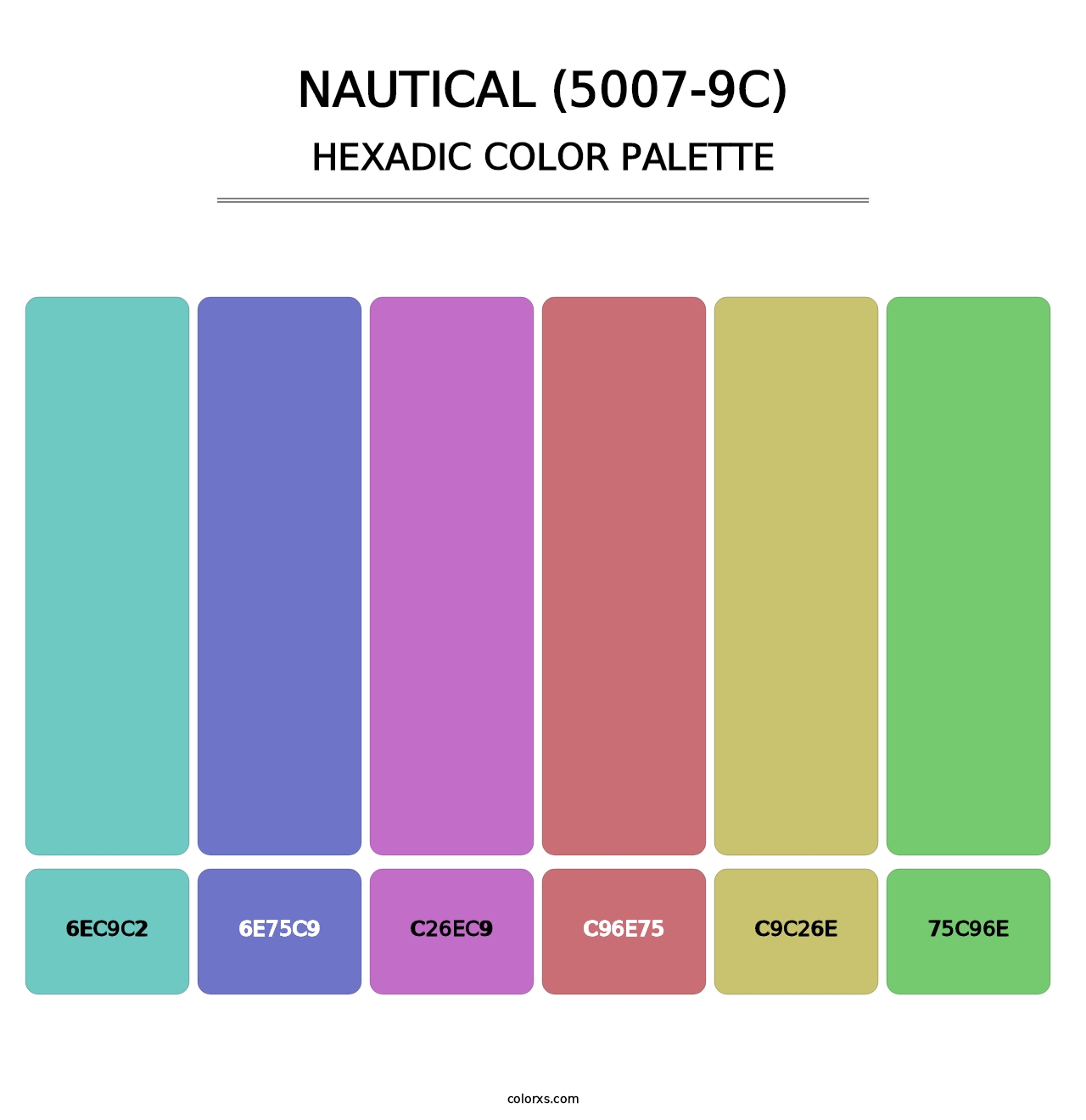 Nautical (5007-9C) - Hexadic Color Palette