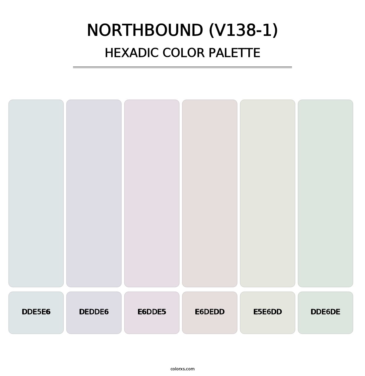 Northbound (V138-1) - Hexadic Color Palette