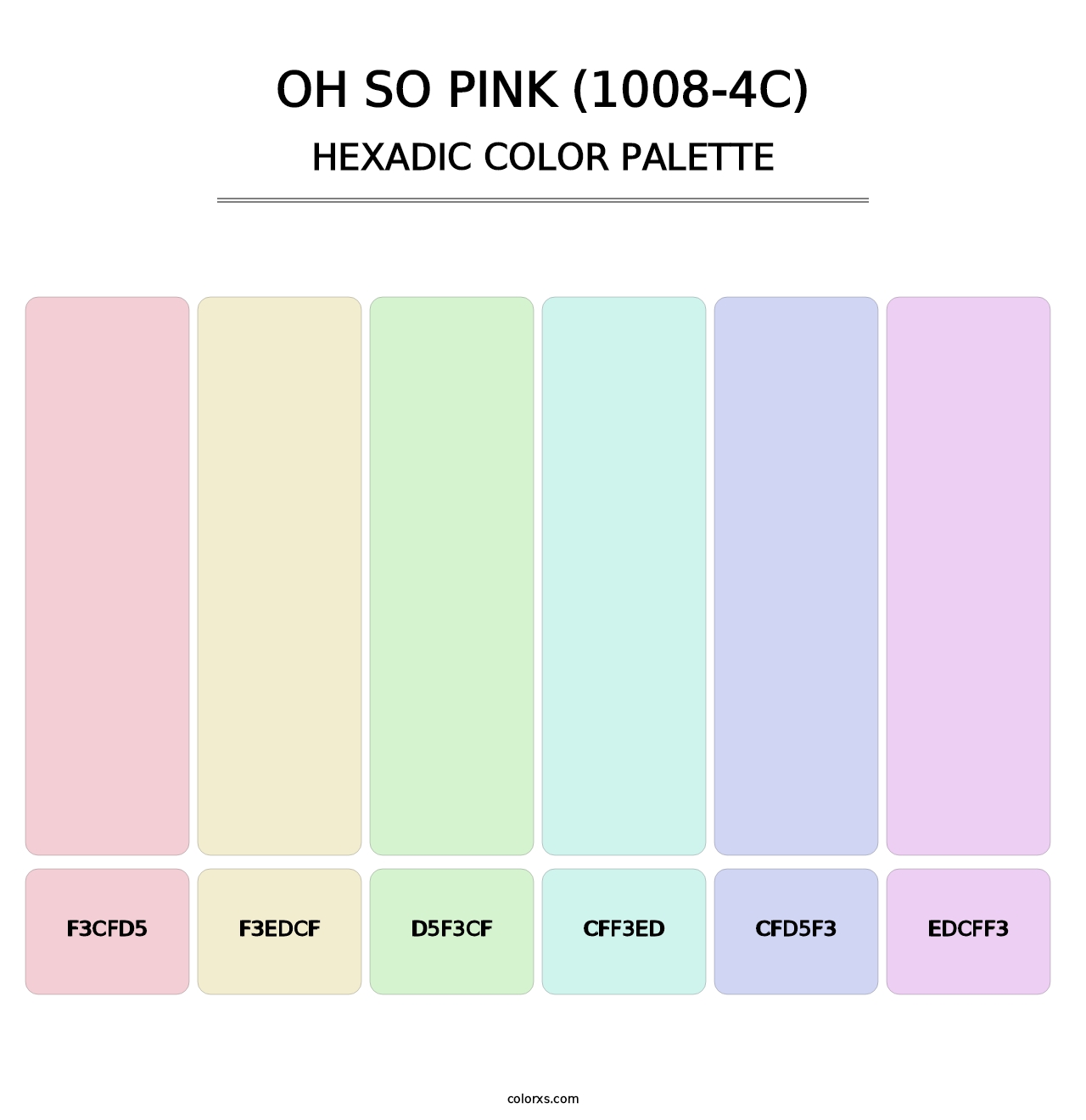 Oh So Pink (1008-4C) - Hexadic Color Palette