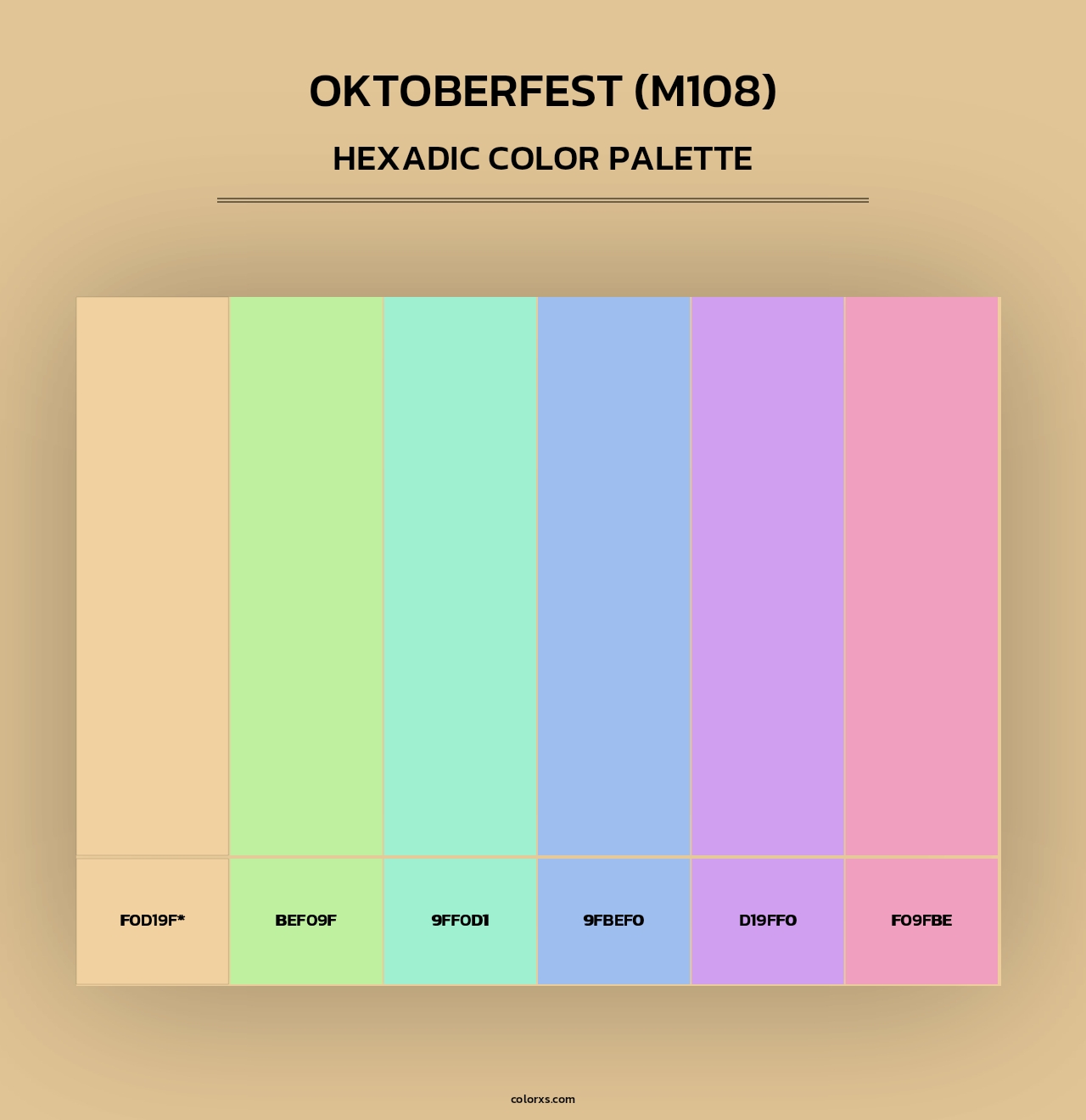 Oktoberfest (M108) - Hexadic Color Palette