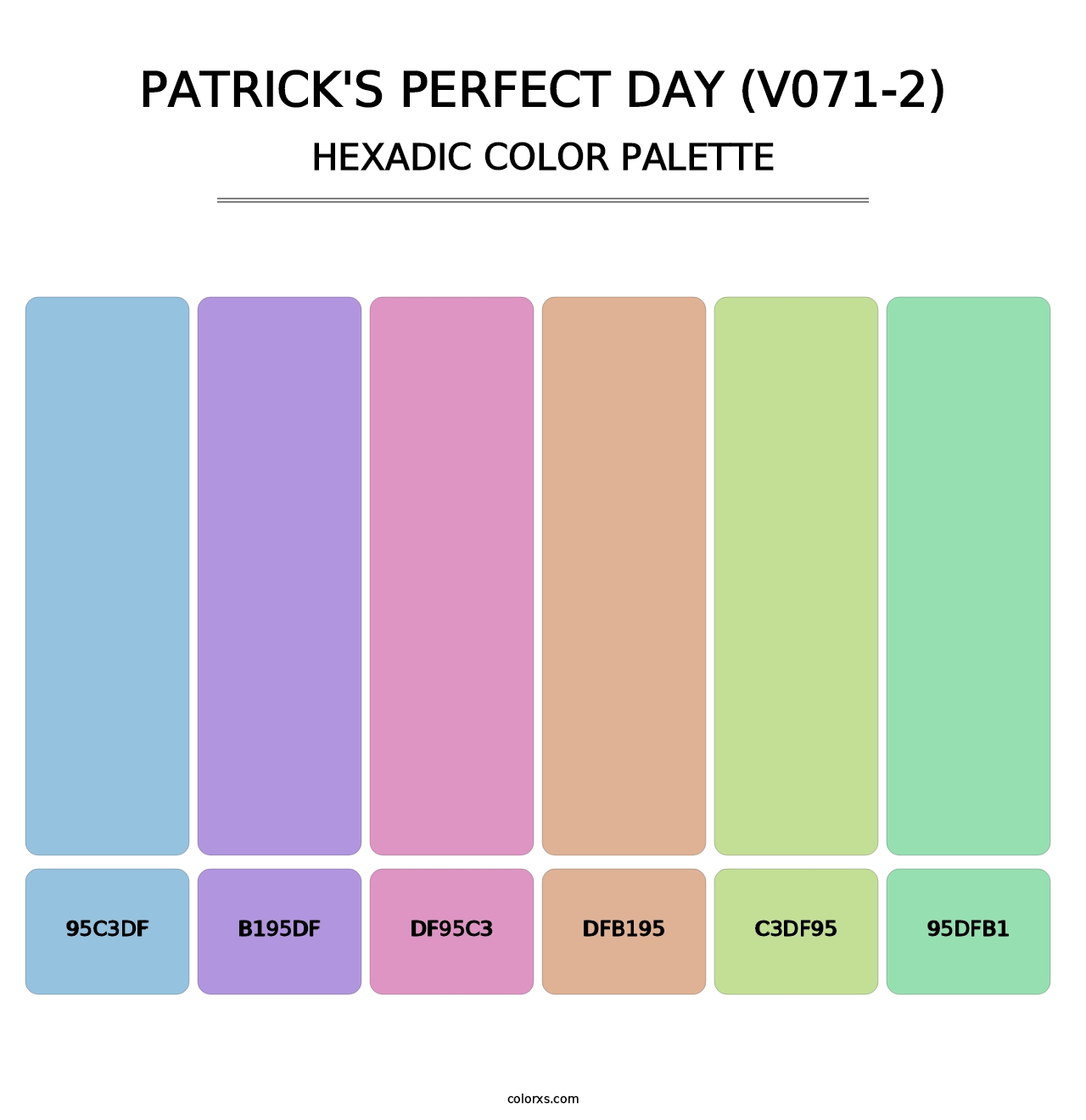 Patrick's Perfect Day (V071-2) - Hexadic Color Palette