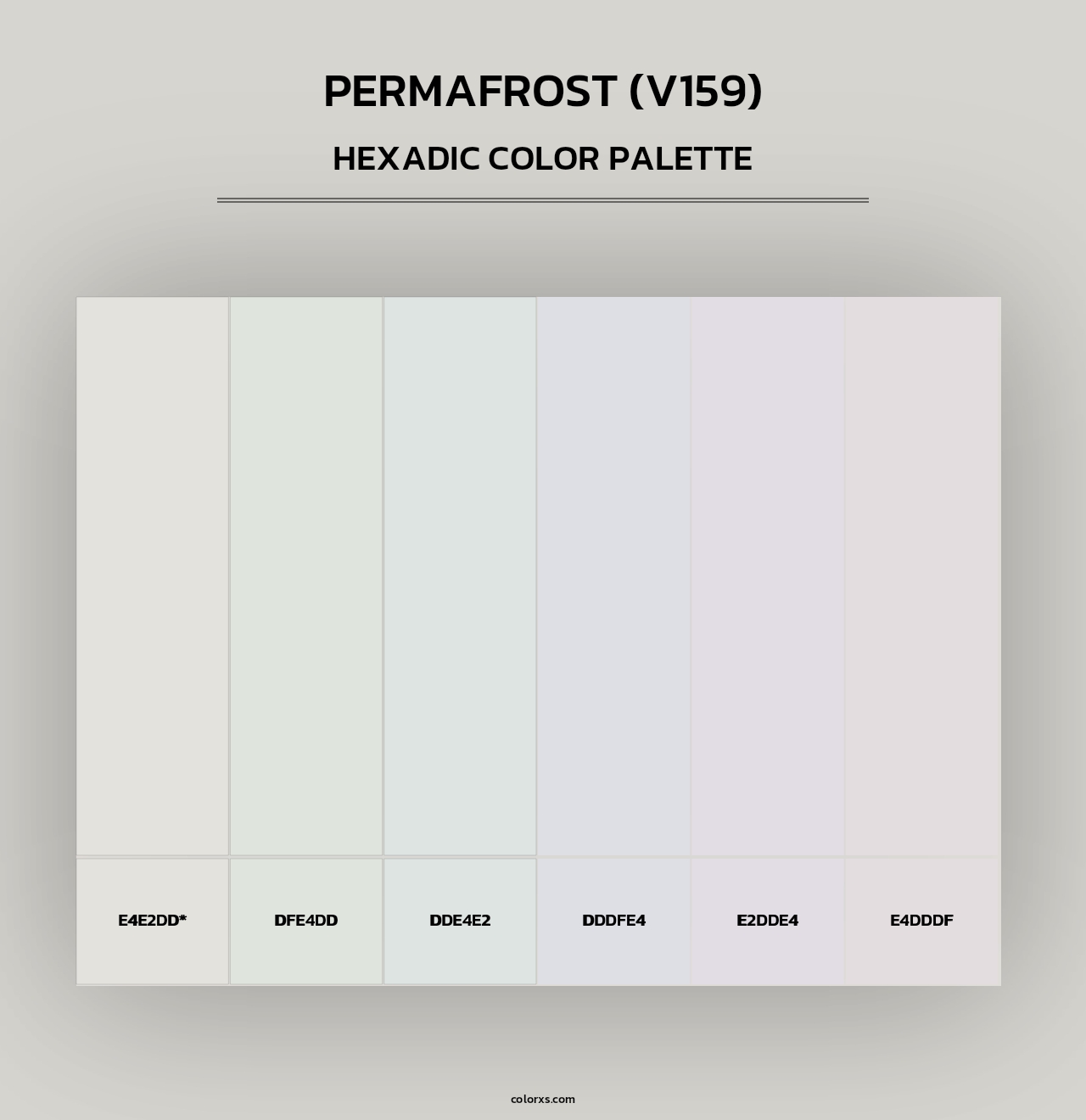 Permafrost (V159) - Hexadic Color Palette
